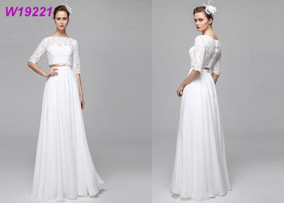 Ever Pretty A Line Beaded Wedding Dresses , Long Beach Wedding Bridesmaid Dresses