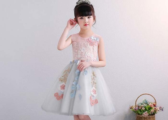 Unique Boutique Childrens Flower Girl Dresses For 100-110cm 2 Years Kids Anti Static