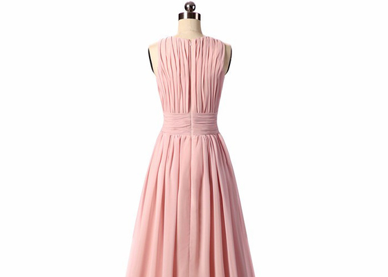 Gorgeous Light Pink Bridesmaid Dresses / Prom Party Long Lace Bridesmaid Dresses