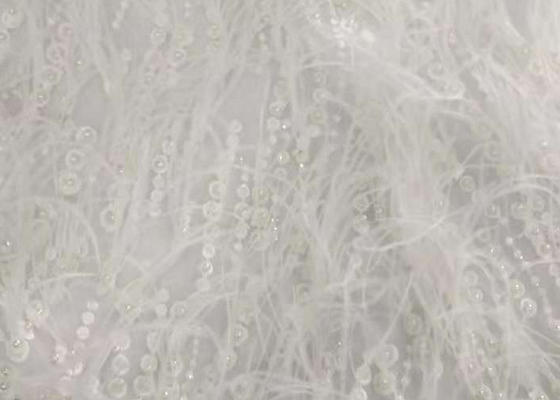 Custom Made Luxury Real Beautiful Bridal Gowns Dresses 100% Feather Pearls Beading A Line