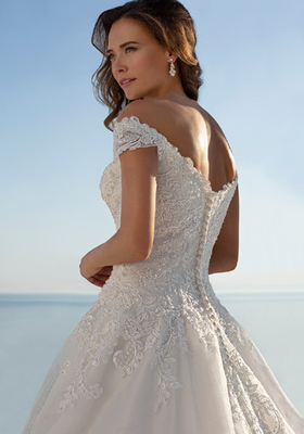Cap Sleeve Off-Shoulder Court Train robe de soiree New Arrival Bridal Ball Gowns